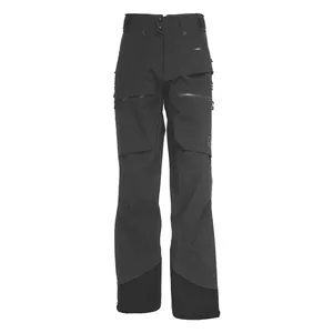 Pantalones de Trekking avanzados de 3 capas con polainas extraíbles, pantalones impermeables para hombre, pantalones elásticos y duraderos para senderismo al aire libre