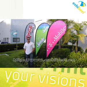 2.2 m <span class=keywords><strong>3</strong></span>.5 m 4.8 m solo lado teardrop flag beach cross base con bolsillo - Product Image 4