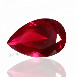 5 # рубин, свободный драгоценный камень, большой размер, персиковая огранка, имитация Рубина