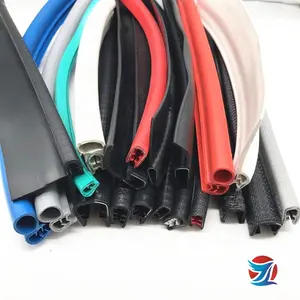 Factory direct sales side bulb coextruded rubber profile with metal insert