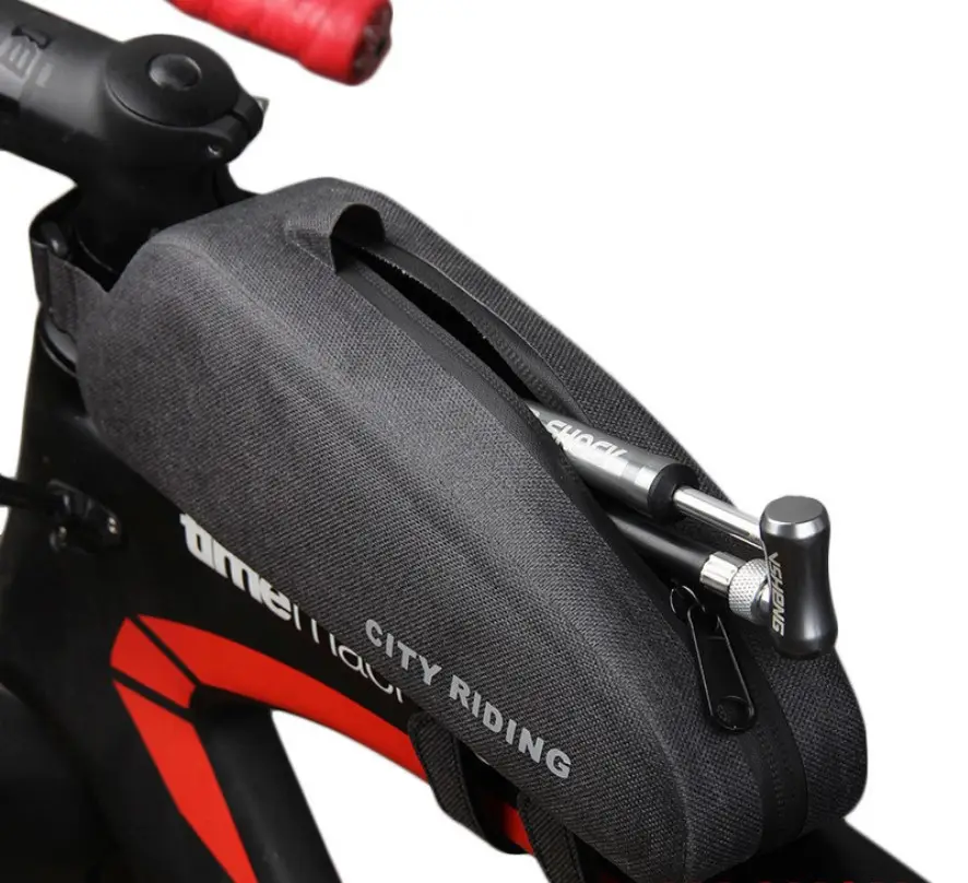 22052 BMX Yol MTB Katlanır bisiklet iskeleti Çantası Bisiklet Üst Tüp Pannier Bisiklet Su Geçirmez Çanta