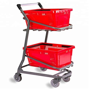 Panier de supermarché, support de courses, caddie d'épicerie - Product Image 1