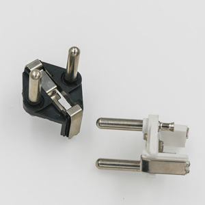 <span class=keywords><strong>Turquía</strong></span> macho insertar 4,8 MM 10 MM/16A VDE 2 pin <span class=keywords><strong>puente</strong></span> para cables <span class=keywords><strong>de</strong></span> alimentación - Product Image 1