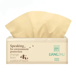 Grosir tissue wajah 50-Produsen Penjualan Laris Tisu Wajah Lembut 100% Kertas Tisu Toilet Bubur Bambu untuk Penggunaan Sehari-hari