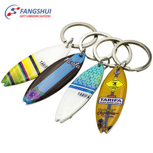 Porte-clés de surf en alliage de zinc, autocollant en forme de <span class=keywords><strong>bali</strong></span>, impression personnalisée, souvenirs de <span class=keywords><strong>voyage</strong></span>, promotion spéciale - Product Image 3