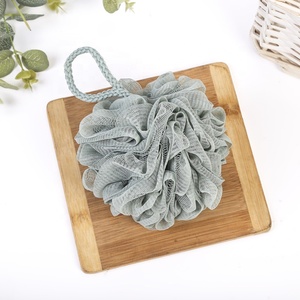 Disposable Colorful PE Soft Plastic Mesh Shower <strong>Bath</strong> Sponge Ball <strong>Bath</strong> <strong>Brush</strong> - Product Image 5