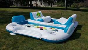 Isla Flotante Inflable Multijugador, Isla Flotante Tropical de Tahití <span class=keywords><strong>en</strong></span> Venta - Product Image 6