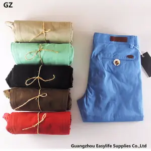 Guangzhou Man Broek Beste Stof Voor Pocket Ontwerp Katoen Man Broek Broek