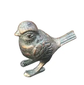 Home decorative metal craft birds cast iron animals ornaments