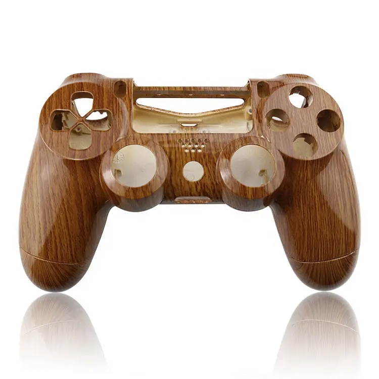 Houten Graan Shell Voor Ps4 Dualshock 4 Controller Behuizing Accessoires