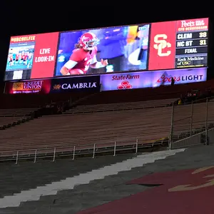 Écran couleur or LED SMD, bijoux pour stade de Basketball, avec affichage, banderole