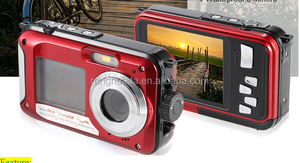 Nueva Cámara Fotográfica Impermeable con Pantalla Dual de 2.7\" + 1.8\" y Cámara <span class=keywords><strong>Digital</strong></span> HD de 24MP (DC6000) - Product Image 3