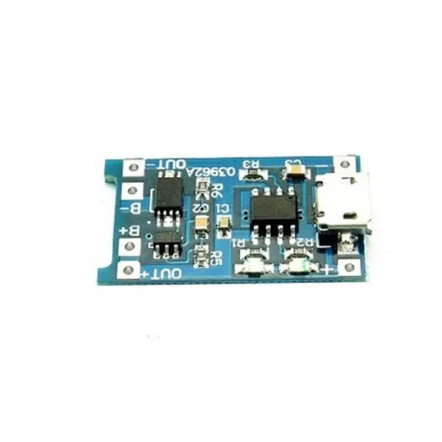Micro USB 5 V 1 A 18650 TP4056 BMS Lithium-Batterie-Lademodul für Arduino