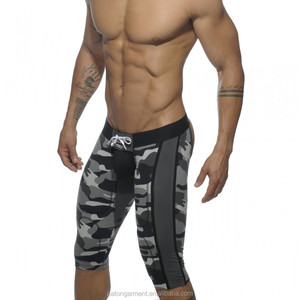 Shorts de sport pour hommes, style boxer, longueur genou, sexy et ludique, sans bas - Product Image 5