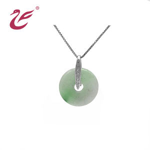 Fermoir en argent sterling <span class=keywords><strong>2021</strong></span> zircon, pour fabrication de collier en jade, pendentif, personnalisé, meilleur <span class=keywords><strong>prix</strong></span>, vente en gros, 925 - Product Image 4