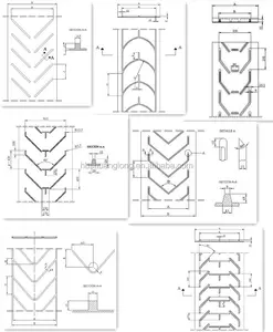 antiskid chevron patterned conveyor belt for large angle sloping conveying