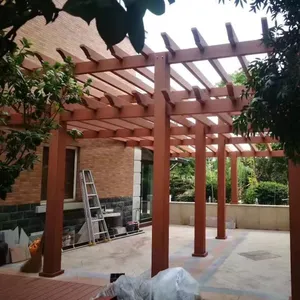 2023 Nouveau type WPC Pergola de jardin anti-termites