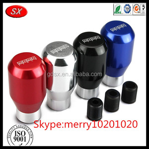 Pommeau de levier de vitesse automatique coloré en métal personnalisé, pommeau de levier de vitesse de voiture boutons de levier de vitesse automatique CNC tournant des pièces en aluminium Partsum - Product Image 5