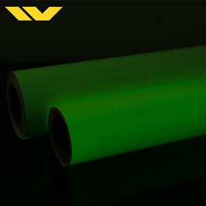 Selbstklebenden angepasst reflexstreifen leuchtfolie glow in <span class=keywords><strong>the</strong></span> dark vinyl rolle - Product Image 6