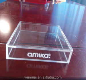 Acrylic Box Clear Acrylic Box With Sliding Lid And Engraved Logo