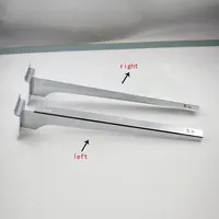 Winkel accories slatwall metalen plank beugel ondersteuning voor glas plank