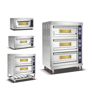 Factory directly supply single deck oven electric bakery oven small bread pizza oven