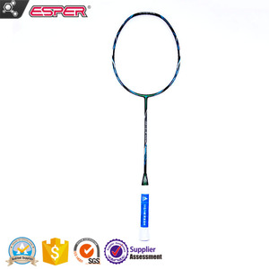 Esper 58 Gram 9U מחבט סיבי פחמן בדמינטון מחבט בדמינטון טכנולוגיית גרפן Lightest100 % סיבי פחמן מקצועי סופר