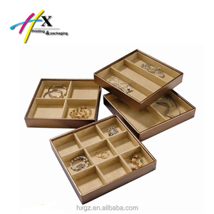 Custom Stackable Jewelry Organizer Trays Set Jewelry Watch Accessory Key Storage Trays