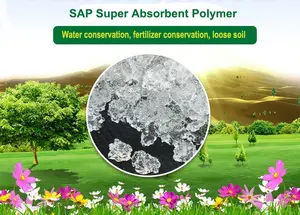 De lluvia para planta de agricultura super polímero absorbente de SAP de la planta de resina