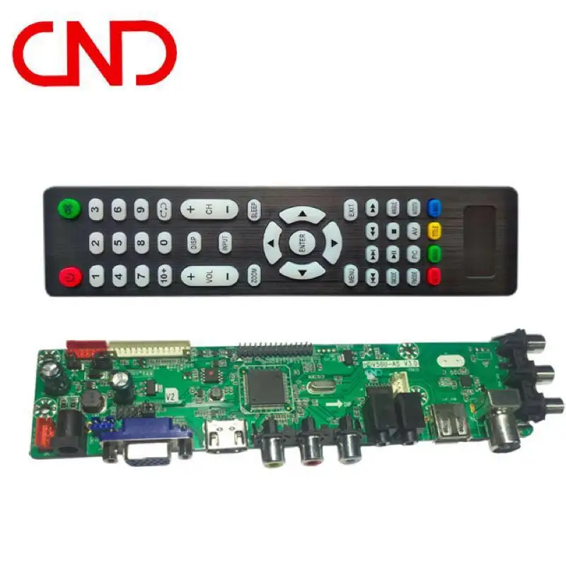 Peças de reparo de placa principal de tv, full hd v56 HDV56U-AS lcd led