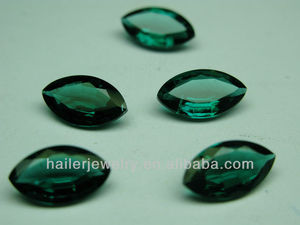 Sintetico Ovale <span class=keywords><strong>Verde</strong></span> <span class=keywords><strong>Smeraldo</strong></span> DELLA CZ Sciolto Colorato <span class=keywords><strong>Verde</strong></span> Scuro di <span class=keywords><strong>Pietra</strong></span> - Product Image 4