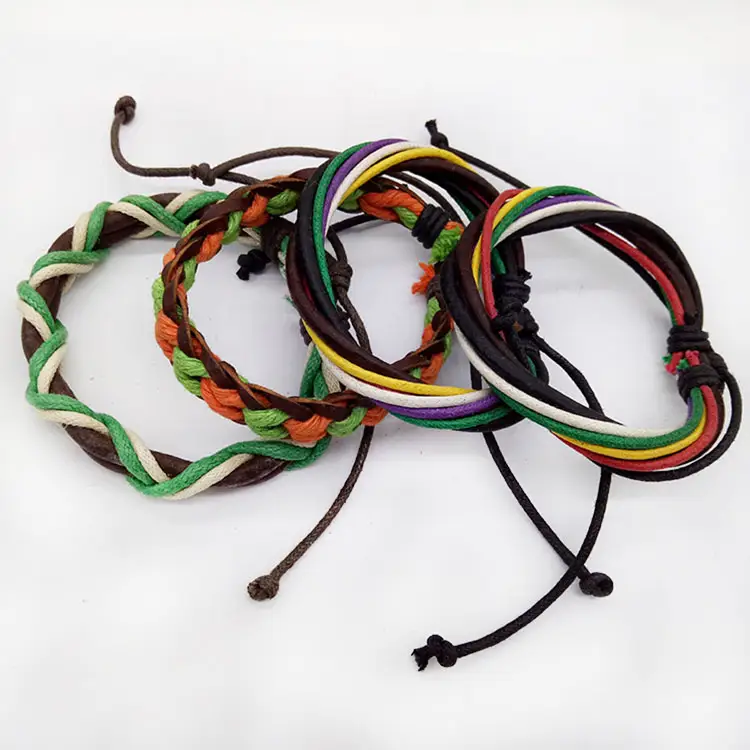 Gelang Kulit Rasta Jamaika Grosir