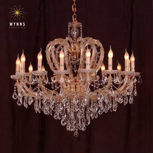 Candelabro de cristal K9 para interiores, lámpara colgante elegante, estilo bohemio europeo Maria Theresa para la decoración del hogar - Product Image 4