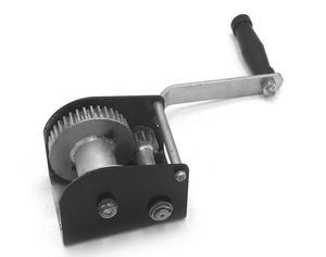 Treuil manuel pour bateau BLD SC800, 800 lb, vitesse variable, frein automatique, câble synthétique de 50 pieds, interrupteur à distance, rapport de transmission 3.2:1 - Product Image 5