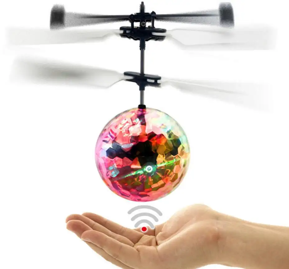 Led light flashing mini flying ball, flying ball helicopter