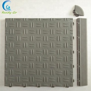 Tapis De Sol De Garage Uimoso - Dimension 2.29x5.79 M, épaisseur 2.4 Mm, Poids 850 G/m², Gris/noir
