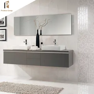 新设计浴室柜商用浴室梳妆台欧洲现代浴室梳妆台