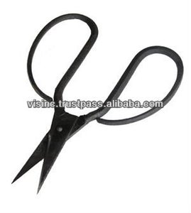 Ciseaux de coupe de fleurs forgés à la main Ciseaux de cisaillement de jardin gaucher avec poignée en acier et métal - Product Image 2