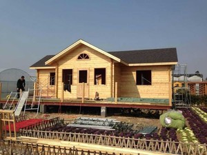 Cabine en bois de balcon de grande taille avec faisceau droit, stand de vente en gros, livraison gratuite - Product Image 3