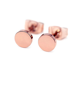 <span class=keywords><strong>Orecchini</strong></span> a pois In oro rosa 18 carati placcati semplici <span class=keywords><strong>orecchini</strong></span> a pois <span class=keywords><strong>piccoli</strong></span> In <span class=keywords><strong>argento</strong></span> <span class=keywords><strong>orecchini</strong></span> a bottone <span class=keywords><strong>piccoli</strong></span> In oro - Product Image 1