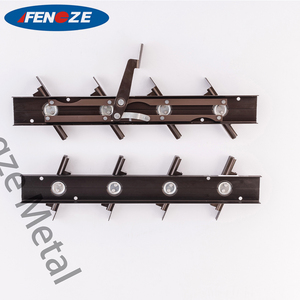 Nhôm Louvre khung Nam Phi giá hiện đại nhôm sử dụng 44mm 4 inch Bronze jalousie khung cửa sổ - Product Image 2