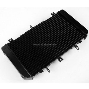 Radiateur de refroidissement en aluminium pour Kawasaki Z750 2004-2006 <span class=keywords><strong>Z750S</strong></span> 2005-2006 NOIR - Product Image 5