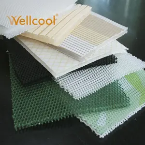 colorful multi size cut pieces 3d fabric polyester mesh