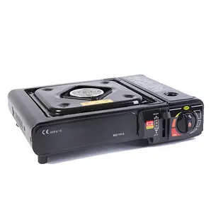 Lpg Table top cooking Portable Camping mini Built in gas stove Stainless steel Cylinders Valve