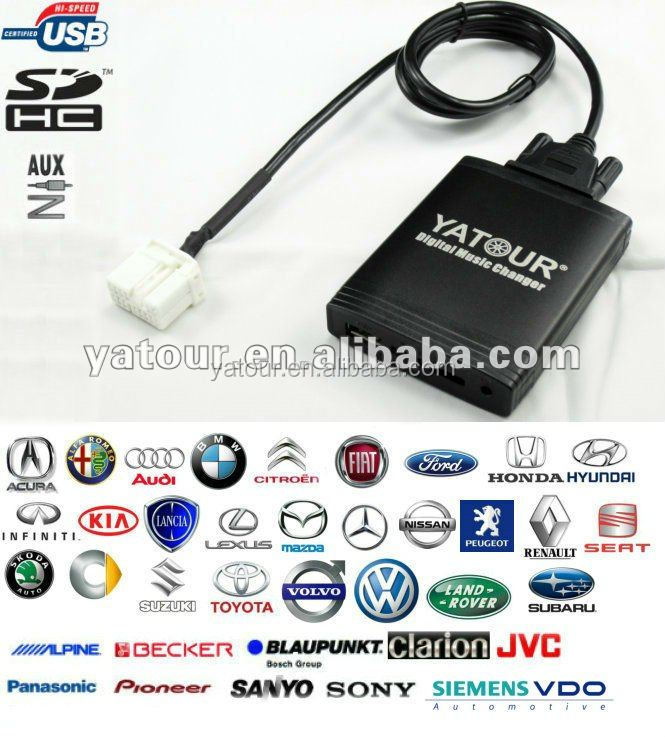 Yatour YT-M06 Digital Music Changer - USB SD AUX Adapter