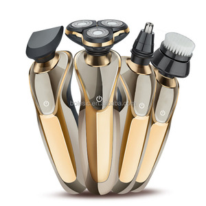 Sminiker 4 en 1 Étanche Épilation Visage Nettoyage Set 3-lame Électrique Rasoir avec Précis <span class=keywords><strong>Bikini</strong></span> Tondeuse Sans Fil - Product Image 4
