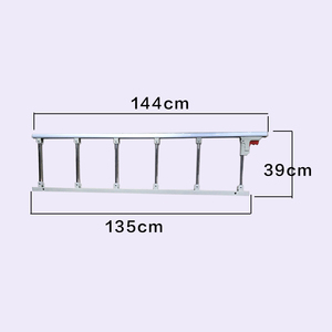 LH Bệnh Viện Giường Phụ Kiện Hợp Kim Nhôm Guradrails Side <span class=keywords><strong>Rails</strong></span> Với Sáu Cột - Product Image 2