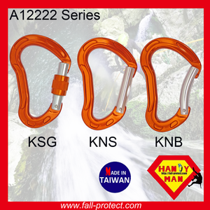 24KN Light Robust Easy Straight Gate Forged Rock Climbing Aluminum Carabiner - Product Image 5