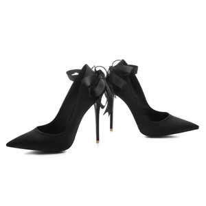 <span class=keywords><strong>Chaussures</strong></span> à talons hauts pour femmes, nouvelle conception, dessus en PU, prix bas, noir, sexy, 12 cm - Product Image 5