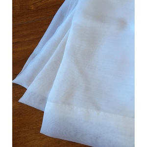 Cortina Transparente Blanca Elegante de Estilo Europeo de <span class=keywords><strong>Diseño</strong></span> Simple en Oferta, Hecha de Tela de Velo <span class=keywords><strong>con</strong></span> Pañuelo Extra Largo para Ventana - Product Image 3